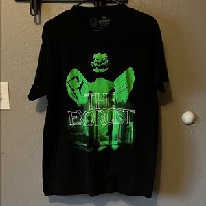 The Exorcist Black and Green Men's T-Shirt